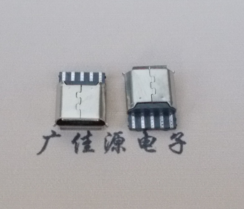 白云Micro USB5p母座焊线 前五后五焊接有后背