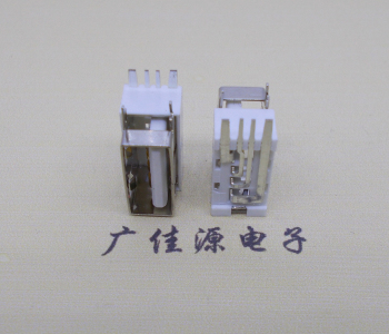 白云USB侧立式短体10.0尺寸 侧插加宽脚5A大电流插座