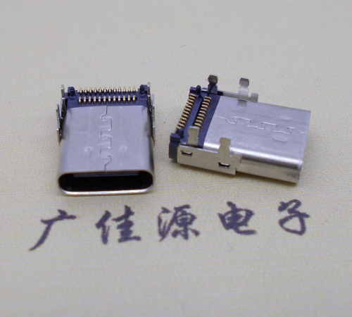 白云板上型Type-C24P母座双排SMT贴片连接器